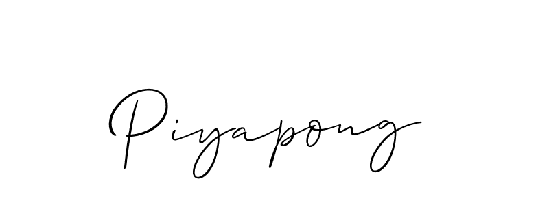 Make a beautiful signature design for name Piyapong. Use this online signature maker to create a handwritten signature for free. Piyapong signature style 2 images and pictures png