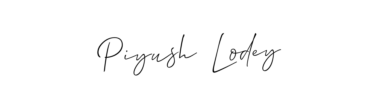You can use this online signature creator to create a handwritten signature for the name Piyush  Lodey. This is the best online autograph maker. Piyush  Lodey signature style 2 images and pictures png