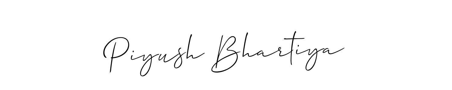 Once you've used our free online signature maker to create your best signature Allison_Script style, it's time to enjoy all of the benefits that Piyush Bhartiya name signing documents. Piyush Bhartiya signature style 2 images and pictures png