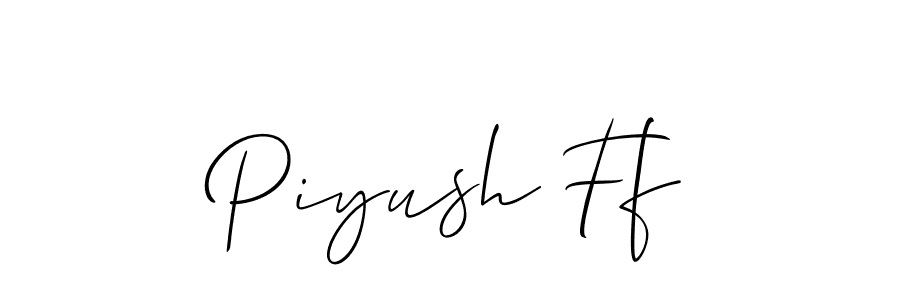 Allison_Script is a professional signature style that is perfect for those who want to add a touch of class to their signature. It is also a great choice for those who want to make their signature more unique. Get Piyush Ff name to fancy signature for free. Piyush Ff signature style 2 images and pictures png