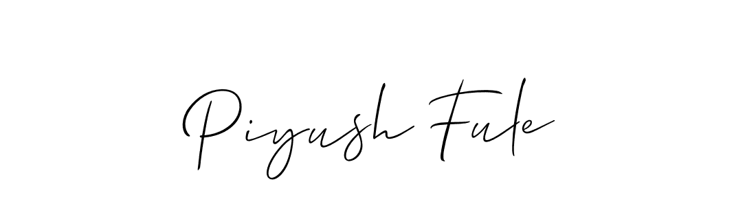 Make a beautiful signature design for name Piyush Fule. Use this online signature maker to create a handwritten signature for free. Piyush Fule signature style 2 images and pictures png