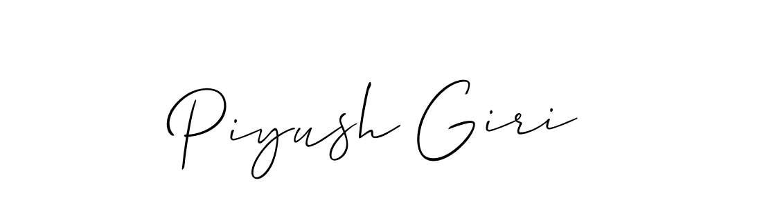 This is the best signature style for the Piyush Giri name. Also you like these signature font (Allison_Script). Mix name signature. Piyush Giri signature style 2 images and pictures png