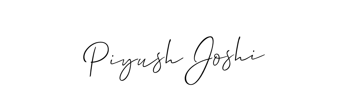 See photos of Piyush Joshi official signature by Spectra . Check more albums & portfolios. Read reviews & check more about Allison_Script font. Piyush Joshi signature style 2 images and pictures png