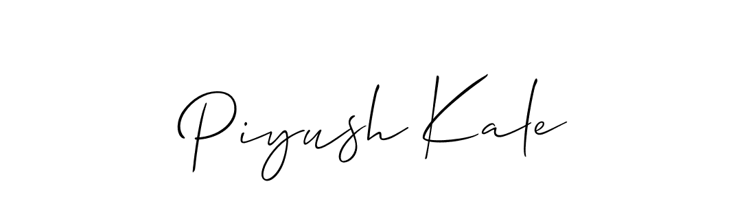Make a beautiful signature design for name Piyush Kale. Use this online signature maker to create a handwritten signature for free. Piyush Kale signature style 2 images and pictures png