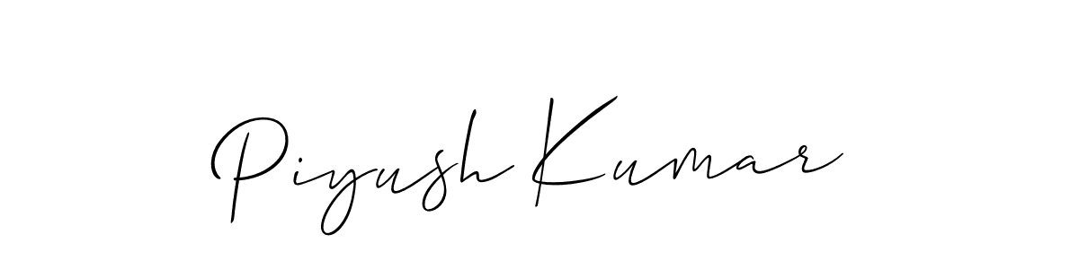Once you've used our free online signature maker to create your best signature Allison_Script style, it's time to enjoy all of the benefits that Piyush Kumar name signing documents. Piyush Kumar signature style 2 images and pictures png