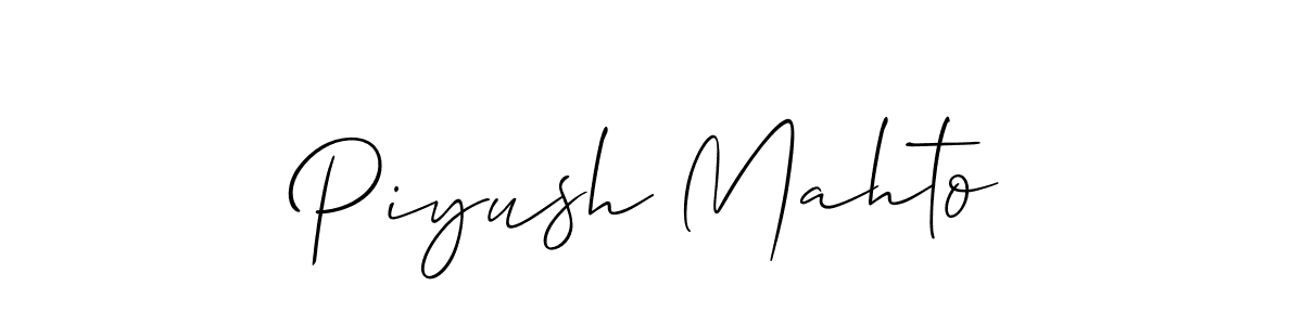 You can use this online signature creator to create a handwritten signature for the name Piyush Mahto. This is the best online autograph maker. Piyush Mahto signature style 2 images and pictures png