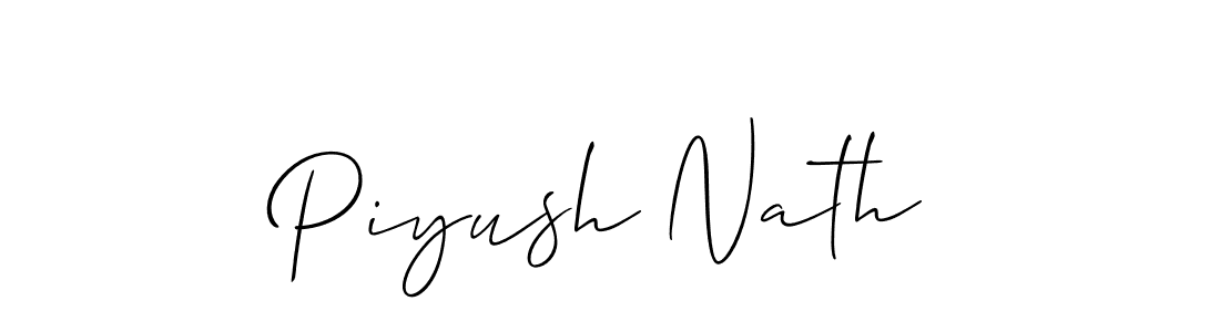 Best and Professional Signature Style for Piyush Nath. Allison_Script Best Signature Style Collection. Piyush Nath signature style 2 images and pictures png