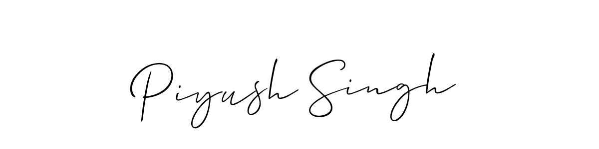 Best and Professional Signature Style for Piyush Singh. Allison_Script Best Signature Style Collection. Piyush Singh signature style 2 images and pictures png