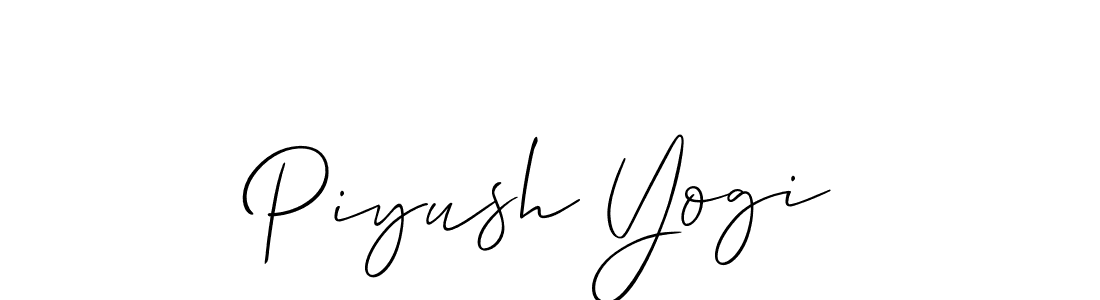 Once you've used our free online signature maker to create your best signature Allison_Script style, it's time to enjoy all of the benefits that Piyush Yogi name signing documents. Piyush Yogi signature style 2 images and pictures png