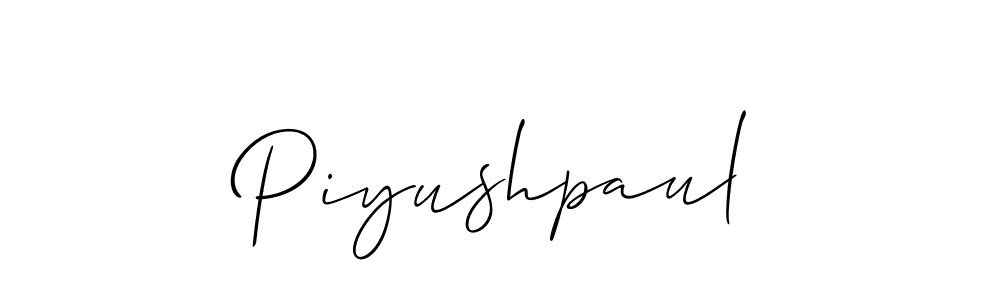 Once you've used our free online signature maker to create your best signature Allison_Script style, it's time to enjoy all of the benefits that Piyushpaul name signing documents. Piyushpaul signature style 2 images and pictures png