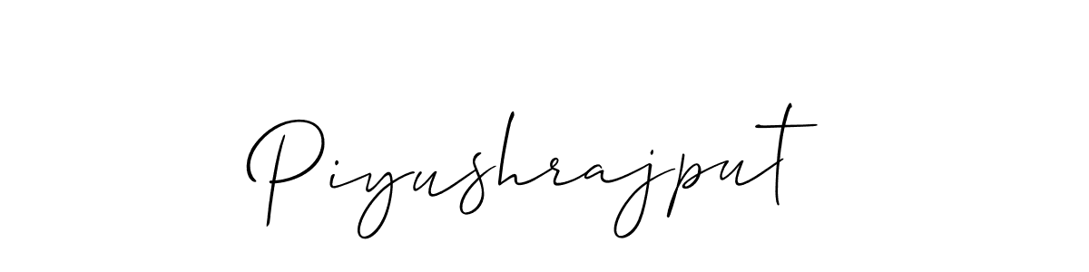 Also You can easily find your signature by using the search form. We will create Piyushrajput name handwritten signature images for you free of cost using Allison_Script sign style. Piyushrajput signature style 2 images and pictures png