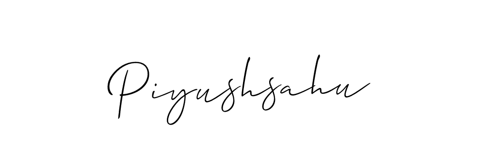 Similarly Allison_Script is the best handwritten signature design. Signature creator online .You can use it as an online autograph creator for name Piyushsahu. Piyushsahu signature style 2 images and pictures png