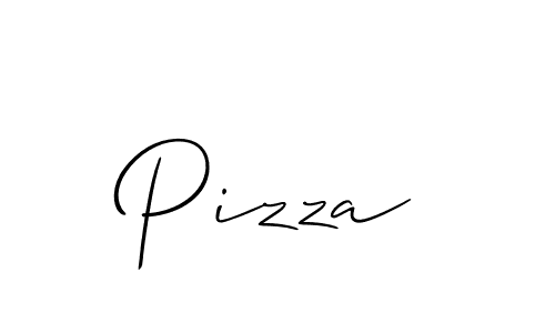 The best way (Allison_Script) to make a short signature is to pick only two or three words in your name. The name Pizza include a total of six letters. For converting this name. Pizza signature style 2 images and pictures png