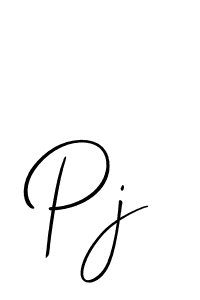 Allison_Script is a professional signature style that is perfect for those who want to add a touch of class to their signature. It is also a great choice for those who want to make their signature more unique. Get Pj name to fancy signature for free. Pj signature style 2 images and pictures png