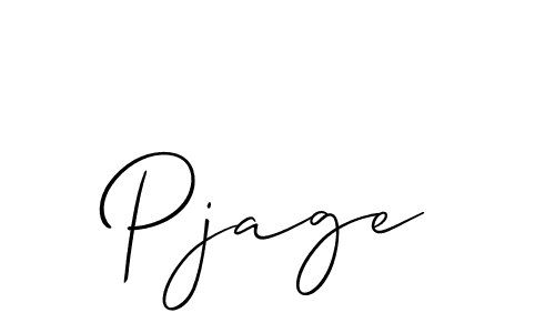 Make a beautiful signature design for name Pjage. Use this online signature maker to create a handwritten signature for free. Pjage signature style 2 images and pictures png