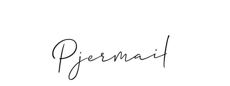 Best and Professional Signature Style for Pjermail. Allison_Script Best Signature Style Collection. Pjermail signature style 2 images and pictures png