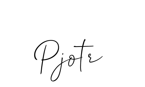 Make a beautiful signature design for name Pjotr. With this signature (Allison_Script) style, you can create a handwritten signature for free. Pjotr signature style 2 images and pictures png