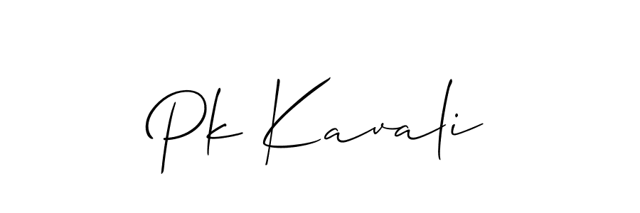 Also You can easily find your signature by using the search form. We will create Pk Kavali name handwritten signature images for you free of cost using Allison_Script sign style. Pk Kavali signature style 2 images and pictures png