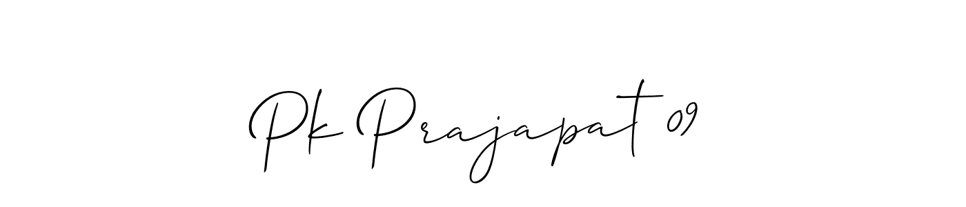 You should practise on your own different ways (Allison_Script) to write your name (Pk Prajapat 09) in signature. don't let someone else do it for you. Pk Prajapat 09 signature style 2 images and pictures png
