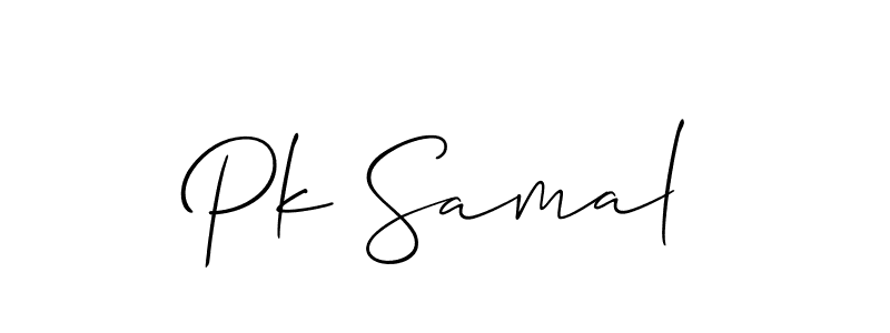 Once you've used our free online signature maker to create your best signature Allison_Script style, it's time to enjoy all of the benefits that Pk Samal name signing documents. Pk Samal signature style 2 images and pictures png