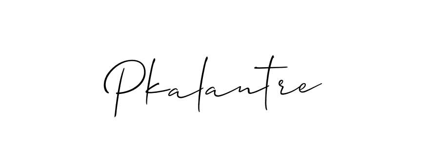 The best way (Allison_Script) to make a short signature is to pick only two or three words in your name. The name Pkalantre include a total of six letters. For converting this name. Pkalantre signature style 2 images and pictures png