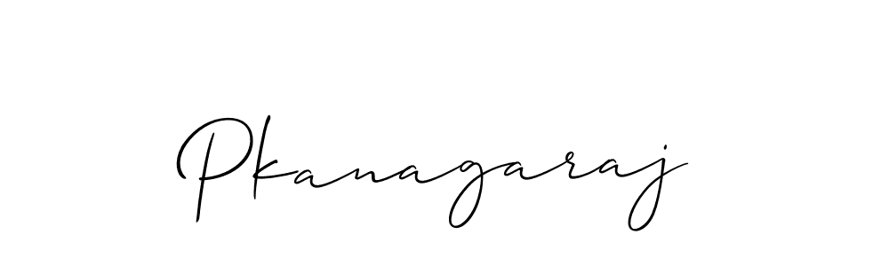 How to make Pkanagaraj signature? Allison_Script is a professional autograph style. Create handwritten signature for Pkanagaraj name. Pkanagaraj signature style 2 images and pictures png