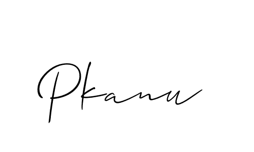 Also You can easily find your signature by using the search form. We will create Pkanu name handwritten signature images for you free of cost using Allison_Script sign style. Pkanu signature style 2 images and pictures png