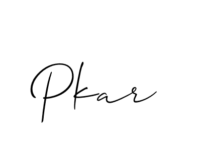 How to Draw Pkar signature style? Allison_Script is a latest design signature styles for name Pkar. Pkar signature style 2 images and pictures png