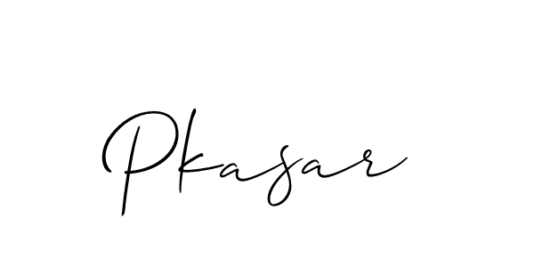 How to Draw Pkasar signature style? Allison_Script is a latest design signature styles for name Pkasar. Pkasar signature style 2 images and pictures png