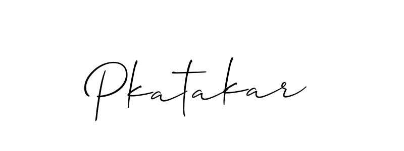 if you are searching for the best signature style for your name Pkatakar. so please give up your signature search. here we have designed multiple signature styles  using Allison_Script. Pkatakar signature style 2 images and pictures png