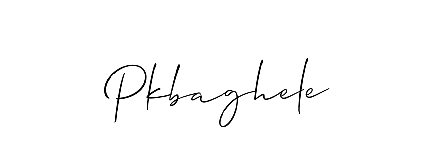 How to Draw Pkbaghele signature style? Allison_Script is a latest design signature styles for name Pkbaghele. Pkbaghele signature style 2 images and pictures png