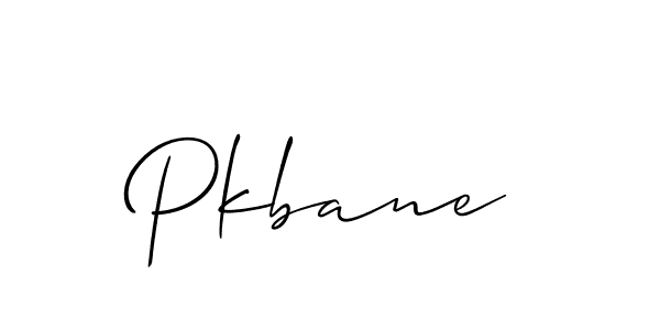 Create a beautiful signature design for name Pkbane. With this signature (Allison_Script) fonts, you can make a handwritten signature for free. Pkbane signature style 2 images and pictures png