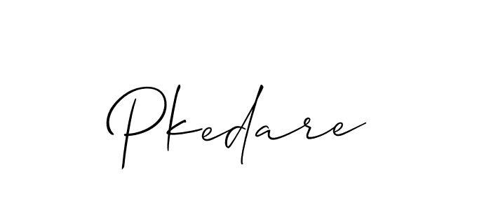 Also You can easily find your signature by using the search form. We will create Pkedare name handwritten signature images for you free of cost using Allison_Script sign style. Pkedare signature style 2 images and pictures png