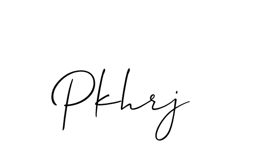 if you are searching for the best signature style for your name Pkhrj. so please give up your signature search. here we have designed multiple signature styles  using Allison_Script. Pkhrj signature style 2 images and pictures png