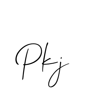 Once you've used our free online signature maker to create your best signature Allison_Script style, it's time to enjoy all of the benefits that Pkj name signing documents. Pkj signature style 2 images and pictures png