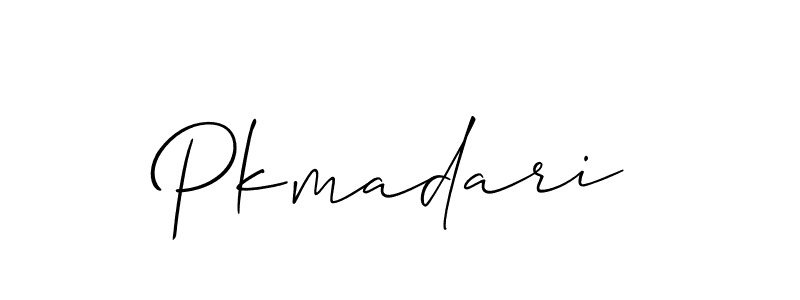 Similarly Allison_Script is the best handwritten signature design. Signature creator online .You can use it as an online autograph creator for name Pkmadari. Pkmadari signature style 2 images and pictures png