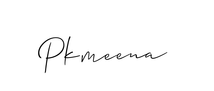 How to make Pkmeena name signature. Use Allison_Script style for creating short signs online. This is the latest handwritten sign. Pkmeena signature style 2 images and pictures png