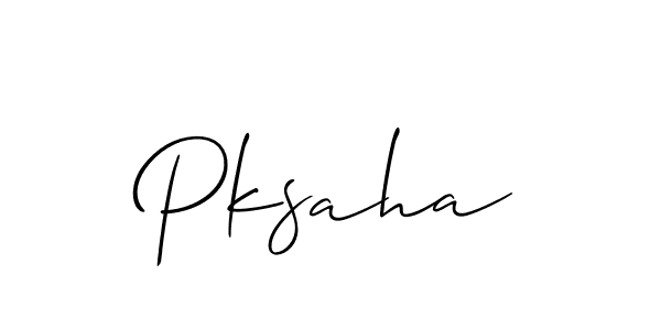How to Draw Pksaha signature style? Allison_Script is a latest design signature styles for name Pksaha. Pksaha signature style 2 images and pictures png