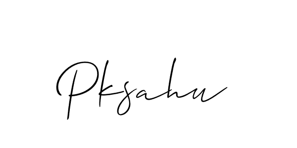 Also we have Pksahu name is the best signature style. Create professional handwritten signature collection using Allison_Script autograph style. Pksahu signature style 2 images and pictures png