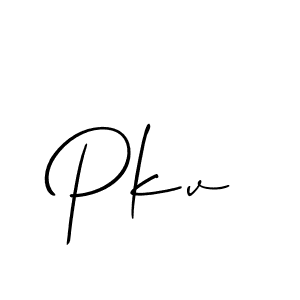 Also we have Pkv name is the best signature style. Create professional handwritten signature collection using Allison_Script autograph style. Pkv signature style 2 images and pictures png