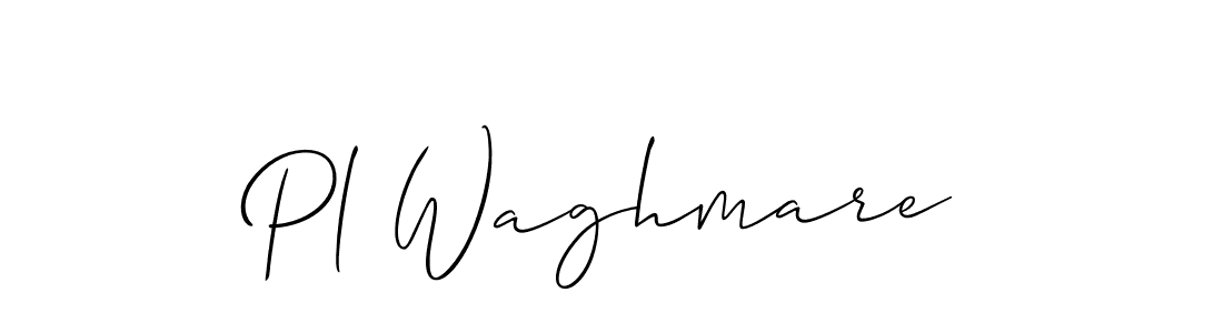 Make a beautiful signature design for name Pl Waghmare. Use this online signature maker to create a handwritten signature for free. Pl Waghmare signature style 2 images and pictures png