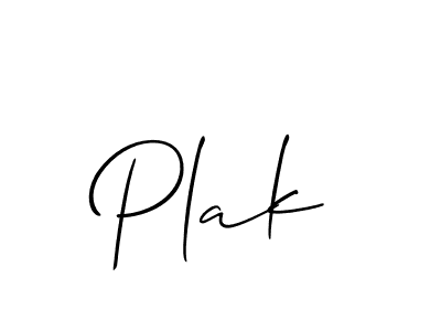 Create a beautiful signature design for name Plak. With this signature (Allison_Script) fonts, you can make a handwritten signature for free. Plak signature style 2 images and pictures png