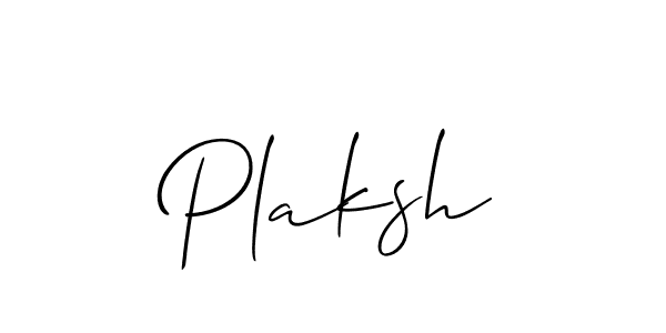 Also You can easily find your signature by using the search form. We will create Plaksh name handwritten signature images for you free of cost using Allison_Script sign style. Plaksh signature style 2 images and pictures png