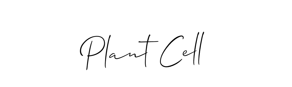 You should practise on your own different ways (Allison_Script) to write your name (Plant Cell) in signature. don't let someone else do it for you. Plant Cell signature style 2 images and pictures png