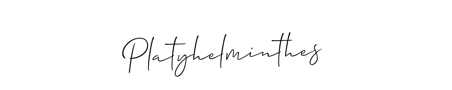 How to Draw Platyhelminthes signature style? Allison_Script is a latest design signature styles for name Platyhelminthes. Platyhelminthes signature style 2 images and pictures png