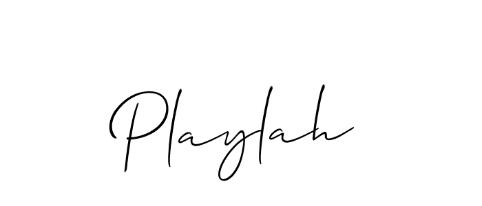 Also You can easily find your signature by using the search form. We will create Playlah name handwritten signature images for you free of cost using Allison_Script sign style. Playlah signature style 2 images and pictures png