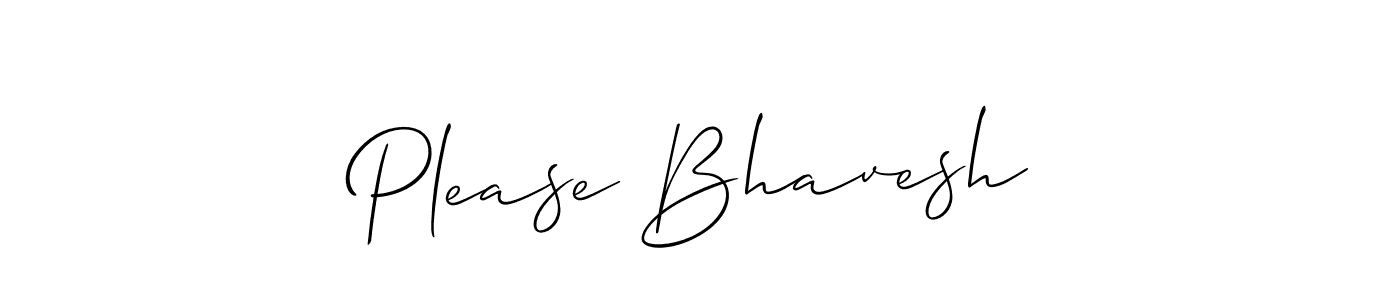 It looks lik you need a new signature style for name Please Bhavesh. Design unique handwritten (Allison_Script) signature with our free signature maker in just a few clicks. Please Bhavesh signature style 2 images and pictures png