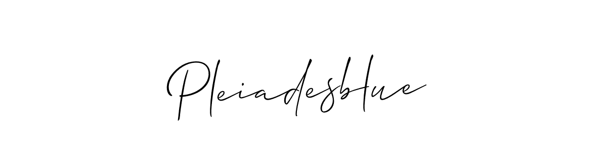 Make a beautiful signature design for name Pleiadesblue. Use this online signature maker to create a handwritten signature for free. Pleiadesblue signature style 2 images and pictures png