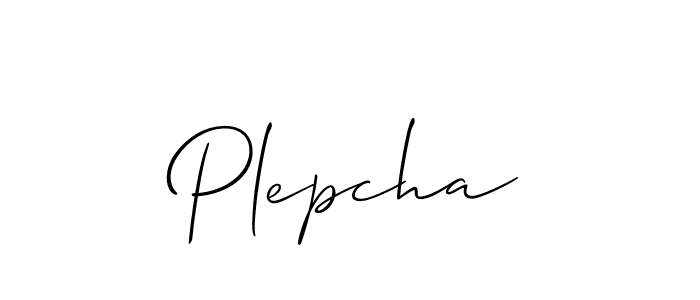 It looks lik you need a new signature style for name Plepcha. Design unique handwritten (Allison_Script) signature with our free signature maker in just a few clicks. Plepcha signature style 2 images and pictures png