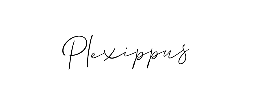 It looks lik you need a new signature style for name Plexippus. Design unique handwritten (Allison_Script) signature with our free signature maker in just a few clicks. Plexippus signature style 2 images and pictures png